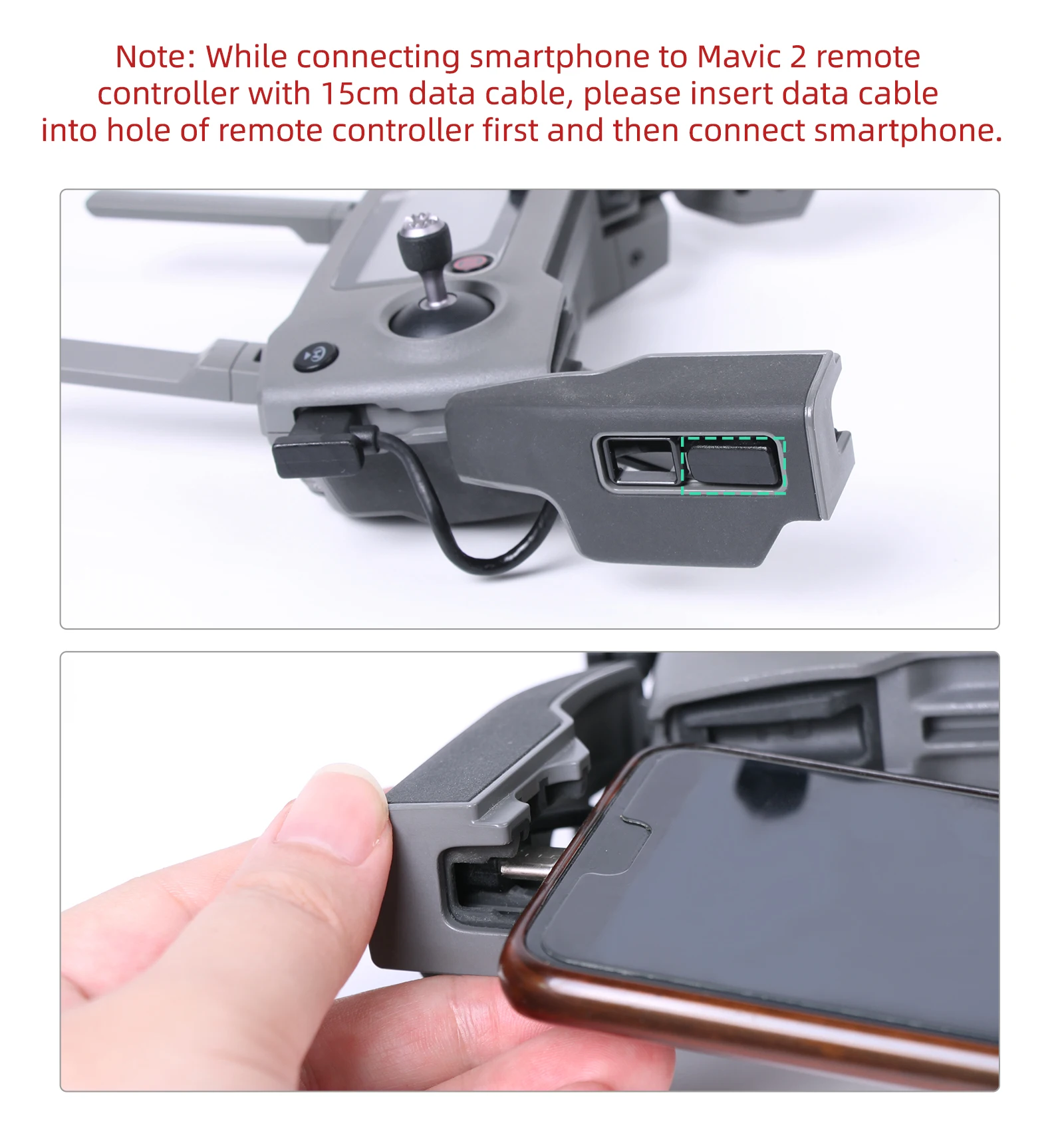 Cavo dati micro-usb a Lightning/TYPE-C/micro-usb Smartphone Tablet 15/30cm linea per DJI MAVIC MINI/MAVIC 2/MAVIC AIR/Spark