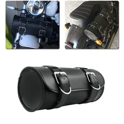 Borsa da sella in pelle per Chopper Bobber Cruiser per Dyna per Softail per Sportster PU borsa da sella anteriore/posteriore