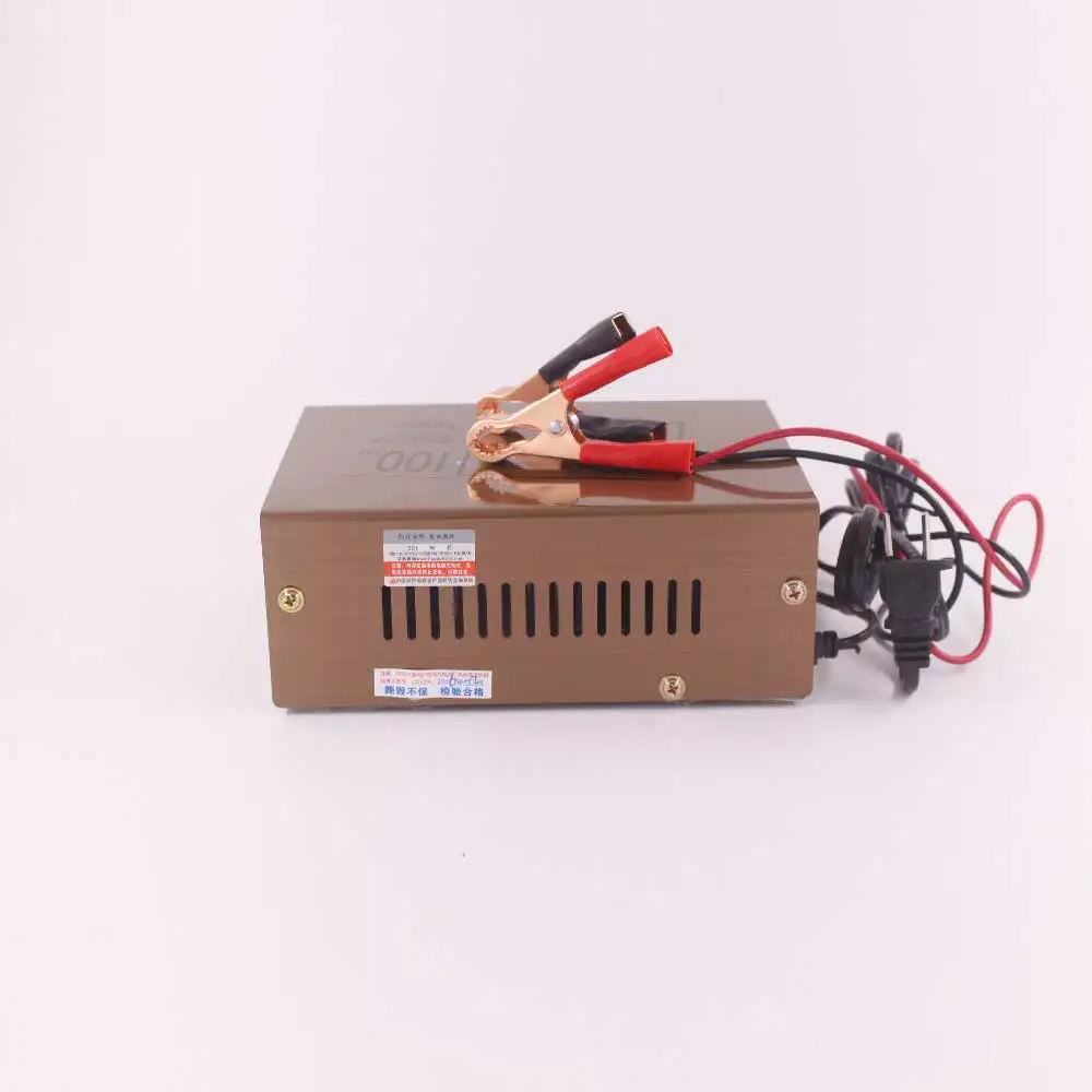 Car Truck Motor Lead Acid GEL Battery Full Automatic Charger Intelligent Pulse Repair Type Power Charging 12 24 V Volt