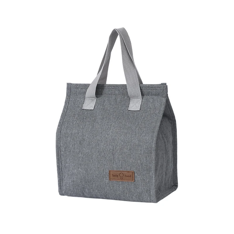 New Lunch Bag New Thermal Insulated Lunch Box Tote Cooler Handbag Bento Pouch Dinner Container School Food Storage Bags