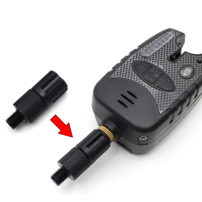 Accesorios de pesca de carpa, adaptador magnético para alarmas de pesca de carpa, cadenas de bobina, Swinger para aparejos de pesca de carpa, aparejos de pesca gruesos, 4 Uds.