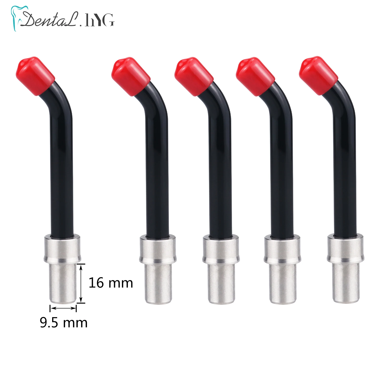 5pcs 16mm*9.5m Universal Dental Optical Fiber Guide Rod Tips For Dental LED Curing Light Lamp