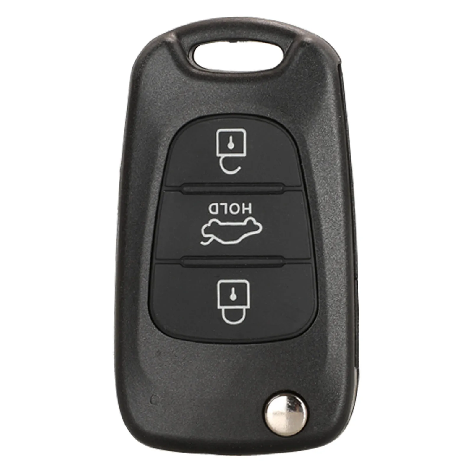 Jingyuqin Remote Car Key Fob Shell For Hyundai Sonata Tucson Mistra Veloster IX25/35 For Kia K2 K5 Soul Forte Rio Carens Cadenza