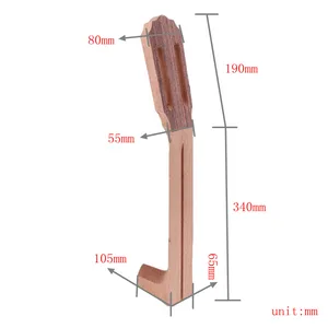 Mahogany classic guitar neck for diy guitar replacement pieces classic acoustic accessories luthier high quality wood finger finger 7 Main Sales Guitar Arm - №7
