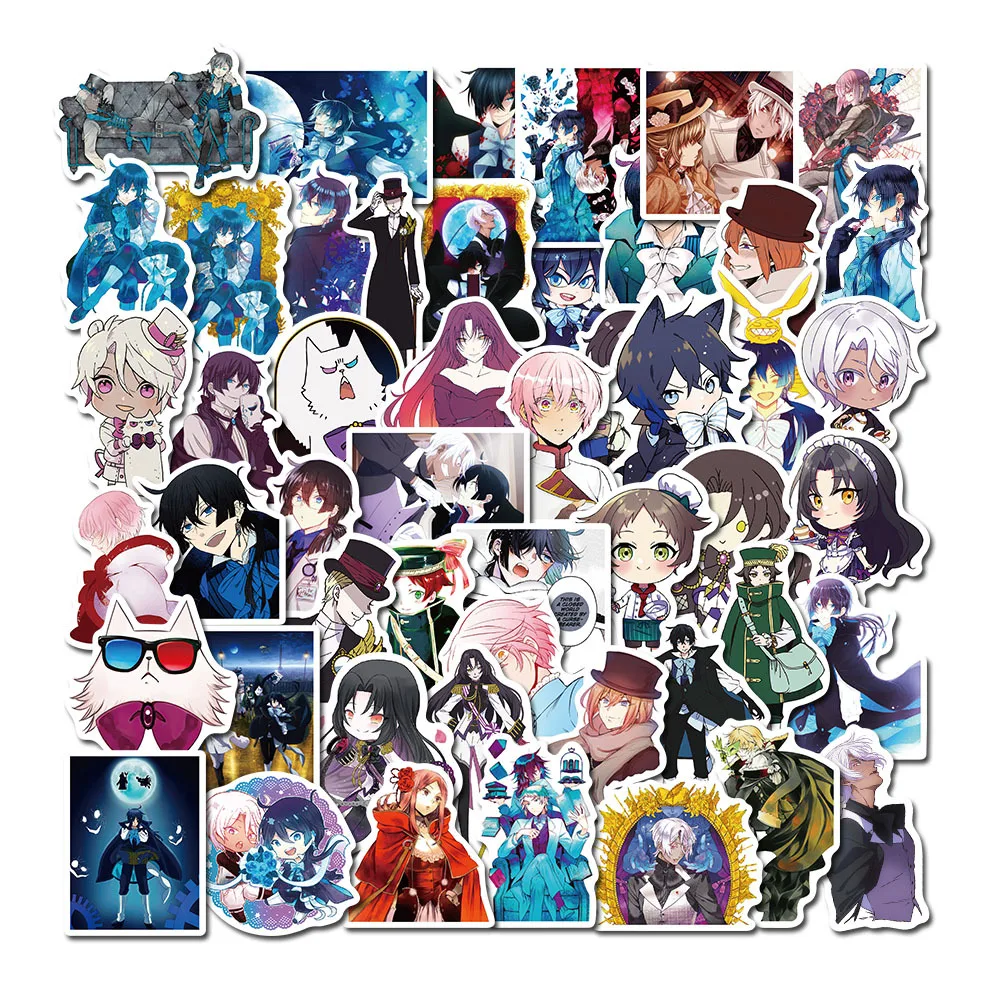 10/30/50PCS The Case Study of Vanitas Cartoon Anime Sticker Laptop Water Cup Guitar Waterproof PVC Gift Toy Sticker Wholesale