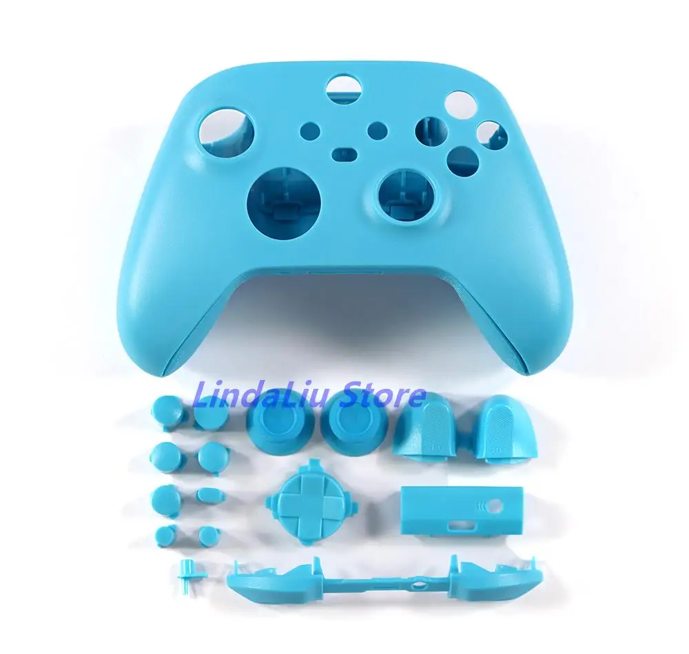 12sets Solid Color Shell Cover With Buttons for Xbox Series X S housing shell cover case for xbox s x game controller