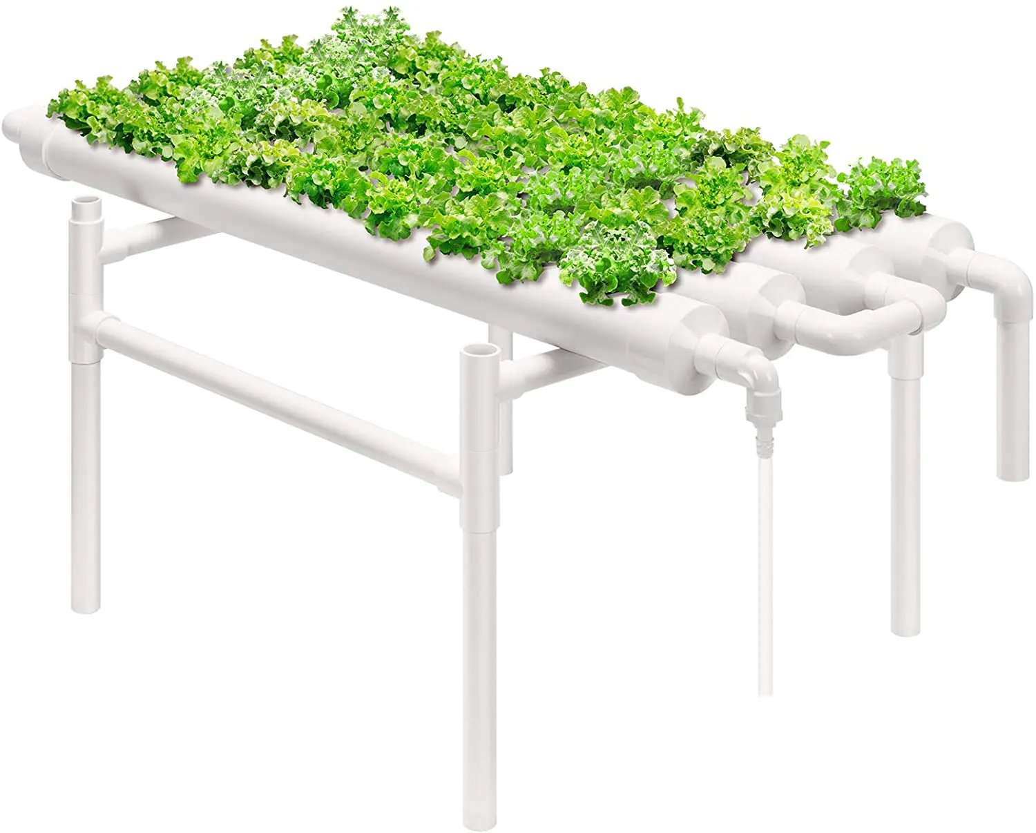 

Indoor 1 Layer 36 Plant Sites 4 PVC Pipes Hydroponics Growing System for Leaf Vegetable