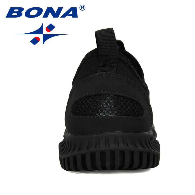 BONA New Arrival Mesh Breathable Krasovki Shoes Men Super Light Casual Shoes Man Tenis Masculino Sneakers Male Footwear