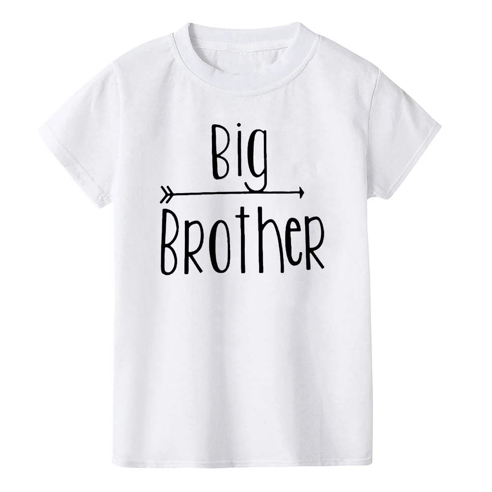 Little Big Brother Family Matching Boys  Romper Baby Boy Short Sleeve Jumpsuit Brothers Letter Print Hot Wholesale Clothes