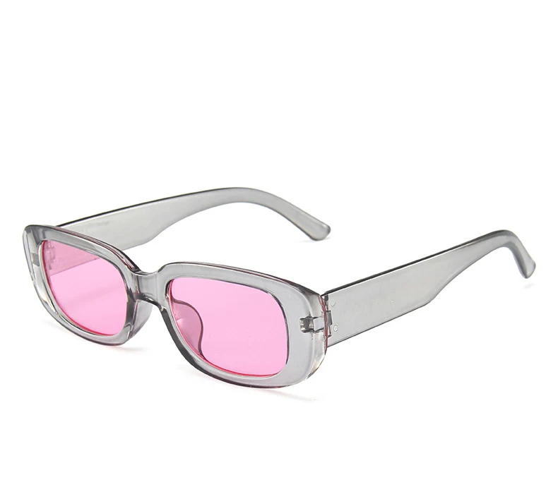 Klassische Weiße Rechteckige frauen Sonnenbrille Neue Mode Kleine Retro Marke Designer Quadrat Sonnenbrille Weibliche Dame Brillen – Detail 15