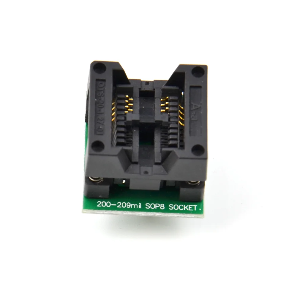 Convertisseur SOIC8 SOP8 à DIP8 EZ, prise 150mil 200-209MIL, adaptateur de programmeur de Module avec connecteur 300 MIL, Clip intelligent à corps large