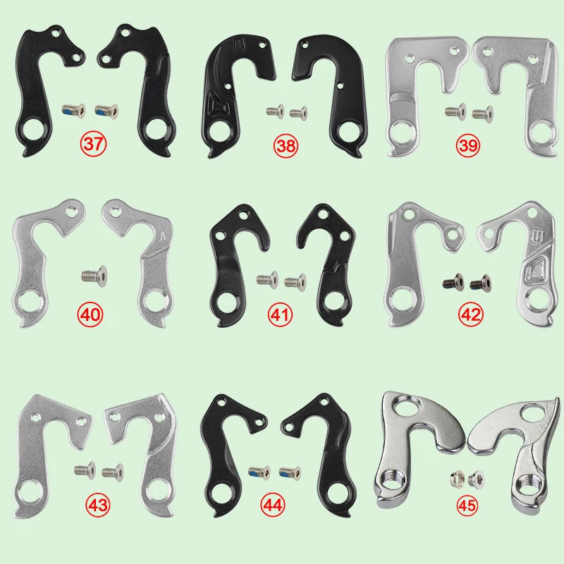 1-24 Number Universal MTB Road Bicycle Bike Alloy Rear Derailleur Hanger Racing Cycling Mountain Frame Gear Tail Hook Parts