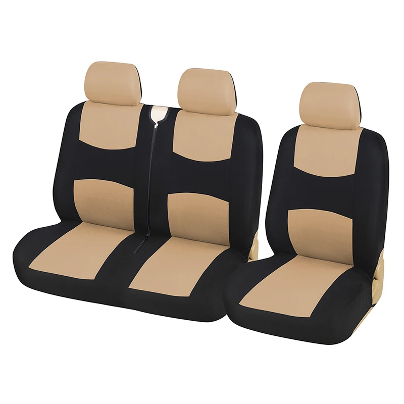 Universal 2+1Heavy Duty Fabric Van Seat Covers Fits Most Vans-Single&Double Car Seat covers,for Vauxhall vivaro for Ford Transit