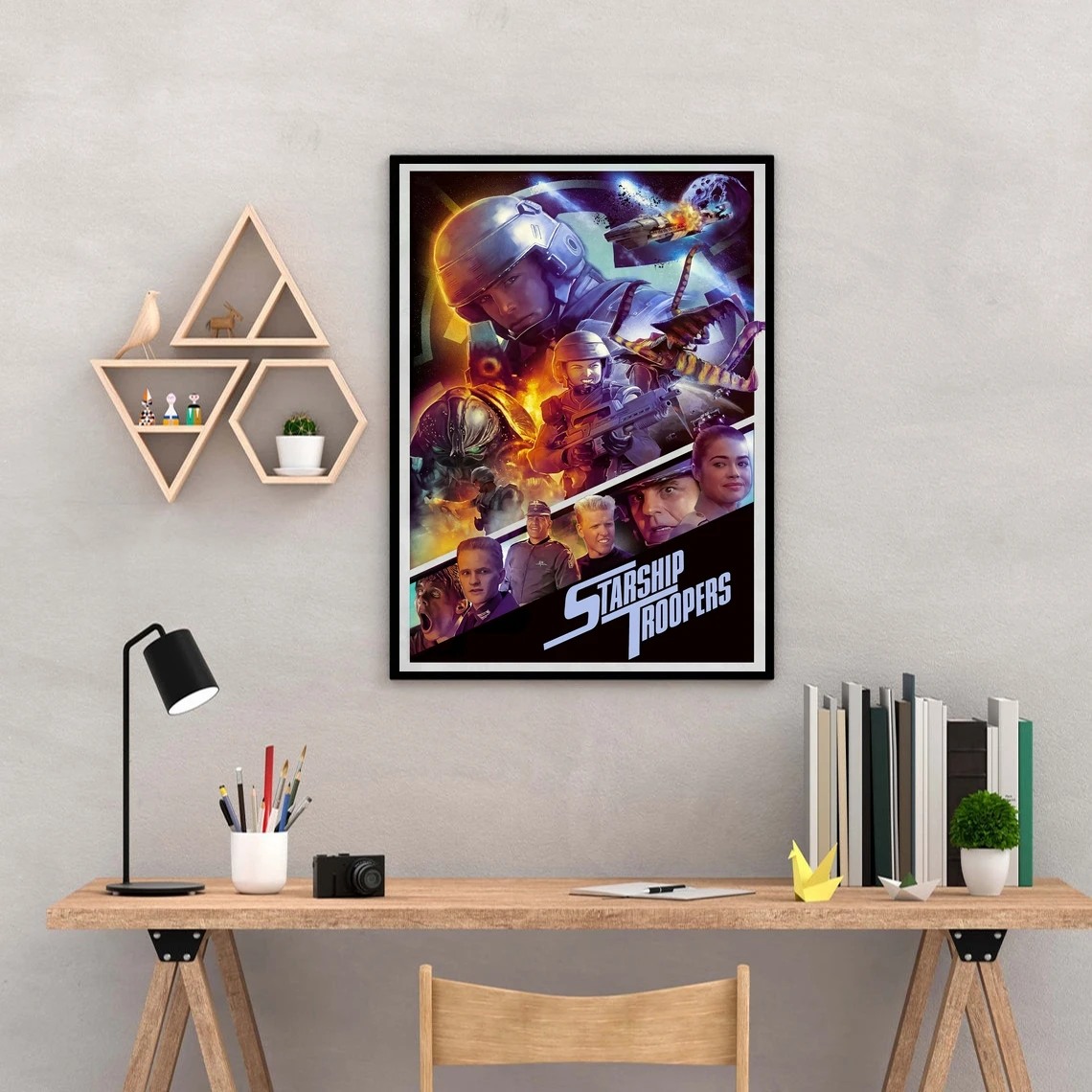 Starship Troopers Classic Movie Poster Canvas Art Print Home Decoration Wall Painting ( No Frame )