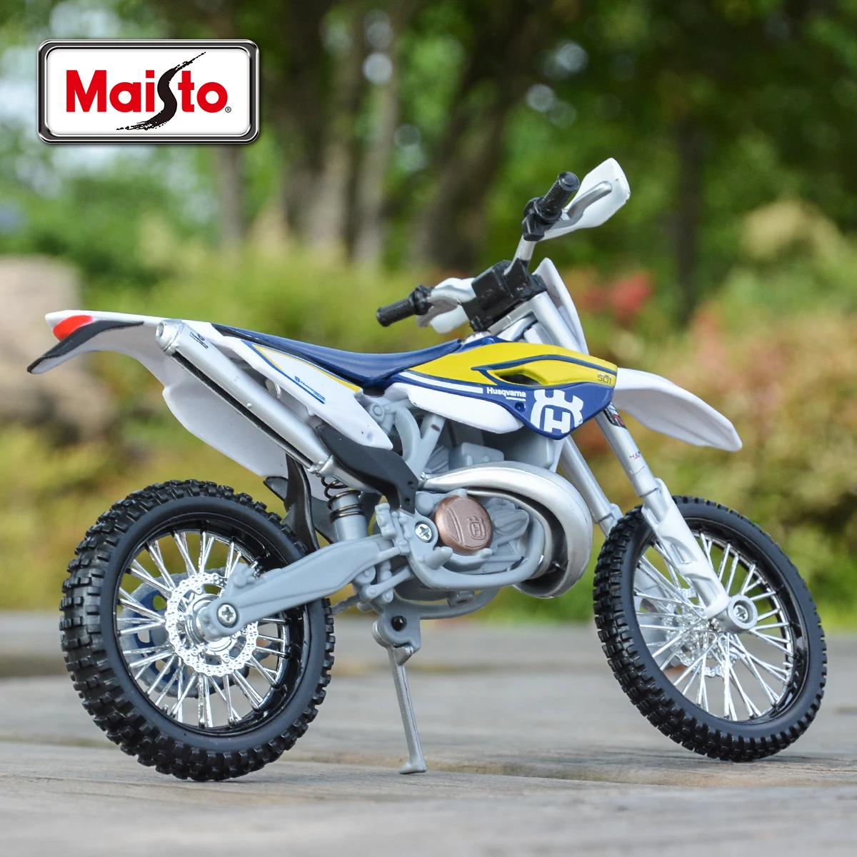 Maisto 1:12 Husqvarna FE 501 Die Cast Kendaraan Koleksi Hobi Motor Model Mainan