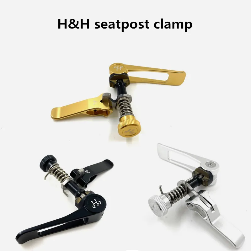 

H&H original seatpost clamp hook ultra-light hollow seat rod bundle for brompton bike new accessories SeatClamps V3