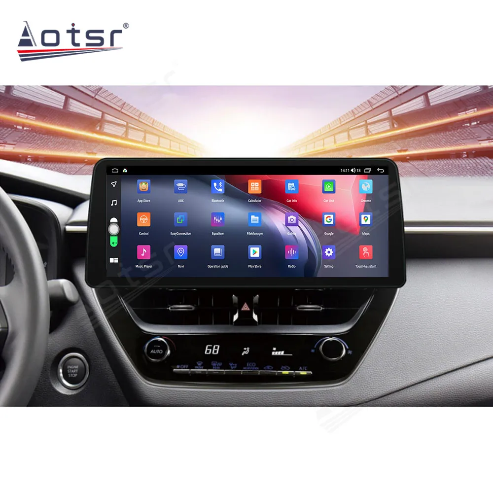 For Toyota Corolla Levin Allion 2019 - 2021 Android Auto Car Radio Multimedia Video Player Navi Carplay Wireless No 2 Din 12.3