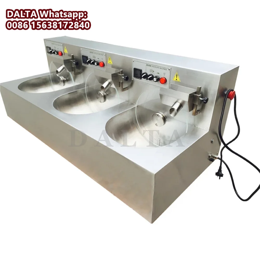 24kg Commerical Chocolate Tempering Machine 304 Stainless Steel Chocolate Melter Molding Machiner With CE Approved