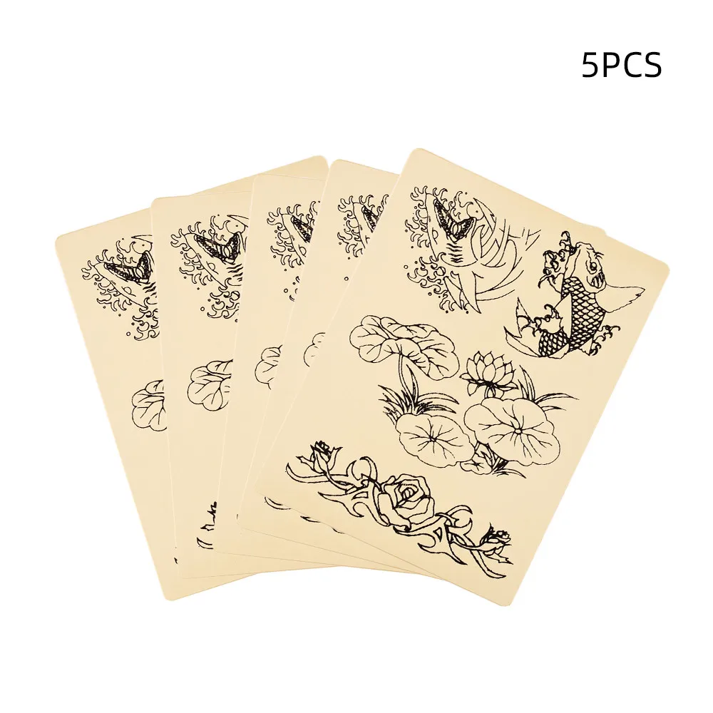 5pcs Soft Tattoo Skin Practice Silicon Permanent Eyebrow Makeup Tattoo Practice Skin Pads Beginner Tattoo Supplies Accessories