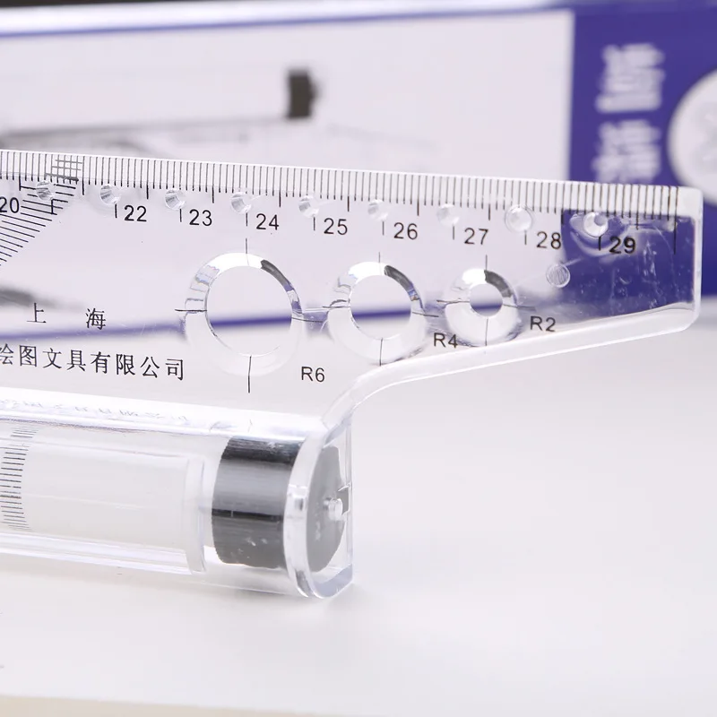 Линейка-транспортир, 30 см