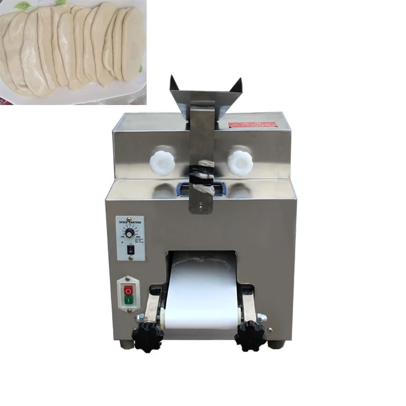 

400W Wonton Dumpling Wrappers Slicer Machine Fully Automatic Imitation Manual Dumpling Wrapper Machine Pastas Processor Maker