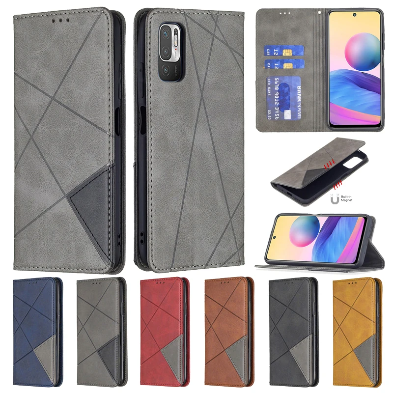 Redmi10 Case For Redmi 10 Cover Case Magnet Flip Leather Coque For Xiaomi Redmi Note 10 Pro 10T 5G 10S Max Wallet Funda Etui Bag