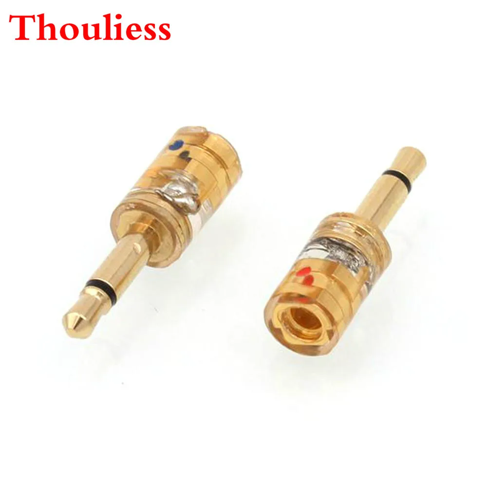 

Thouliess Pair MMCX/.78mm Female to 2.5mm Male Converter Adapter for HE1000 HE560 HE400i Oppo PM-1 PM-2 NightHawk Headphone