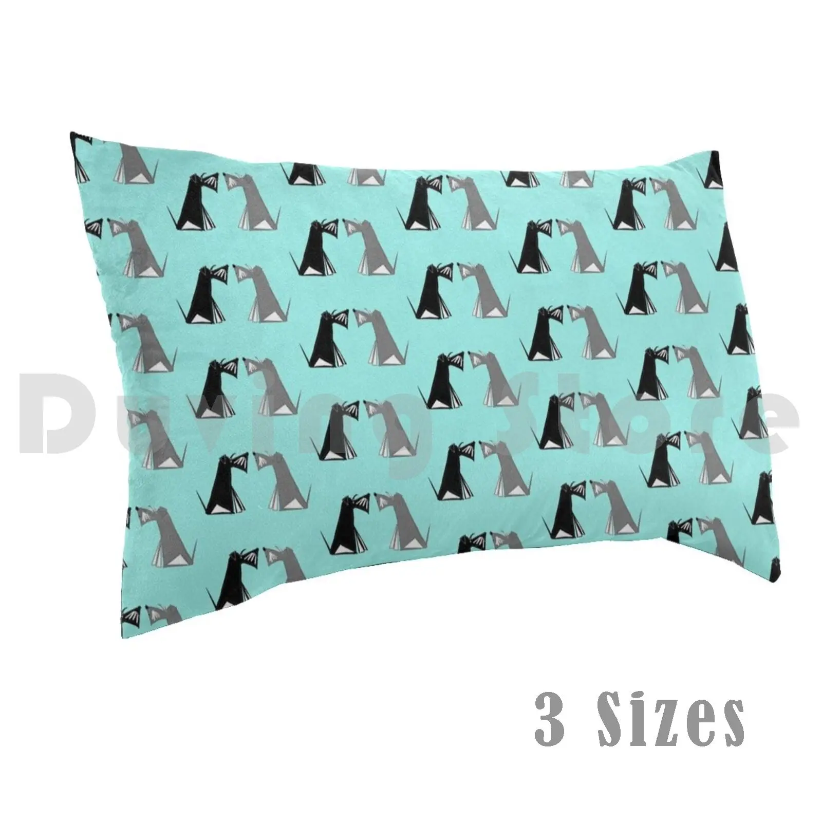 Schnauzer Buddies negro y plateado, sal y pimienta Funda de almohada impresa, 50x75, perro Schnauzer, descarado, lindo