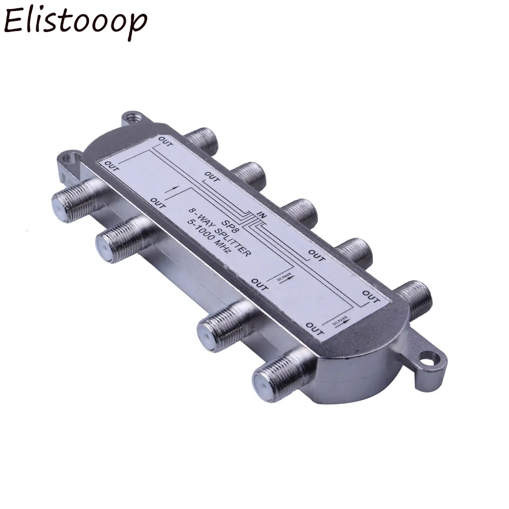 8 طريقة منفذ التلفزيون إشارة الأقمار الصناعية Sat محوري Diplexer الموحد الفاصل لفاصل إشارة التلفزيون