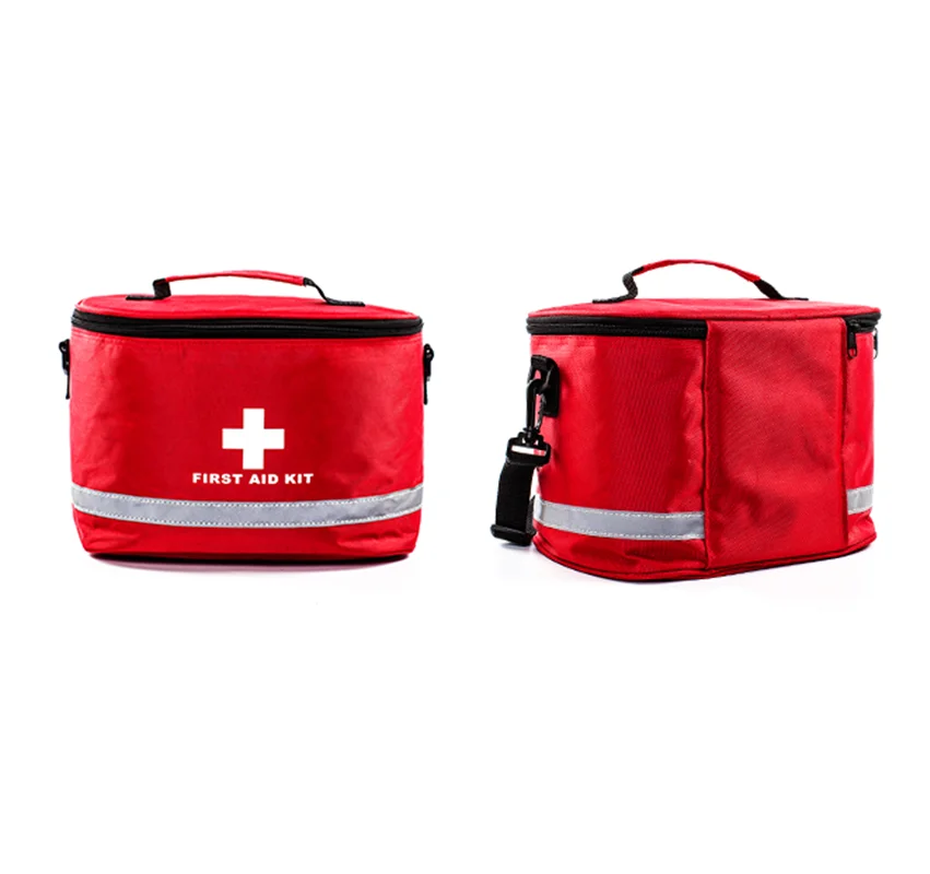 Portable Multi-function Medical First Responder Aid Kit Carrying Bag Medicine Storage Travel Soft Case Zipper Pouch Suitcase