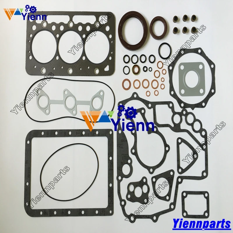 For Kubota D722 D722EB Re-ring Kit With Piston Ring Set Full Gasket Set Bearing Fit BOBCAT 323 Excavator Engine Parts