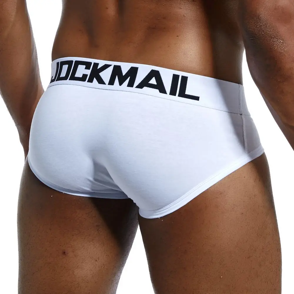 JOCKMAIL Men\'s Underwear Men Sexy Briefs Jockstrap Pouch Cuecas Cotton Panties Thongs Underpants Gay Slip Tanga Homme Srting