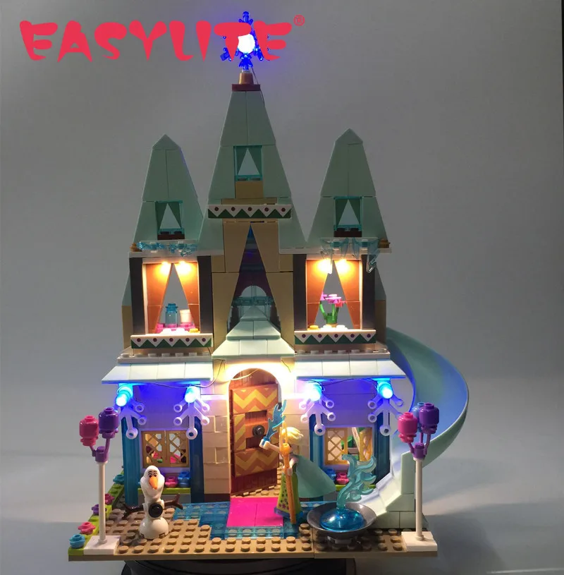 

EASYLITE Led Light Kit For 41068 Castle Celebration Compatible With Friend Elsa Anna DIY Toys Blocks Bricks Only Lighting Kit