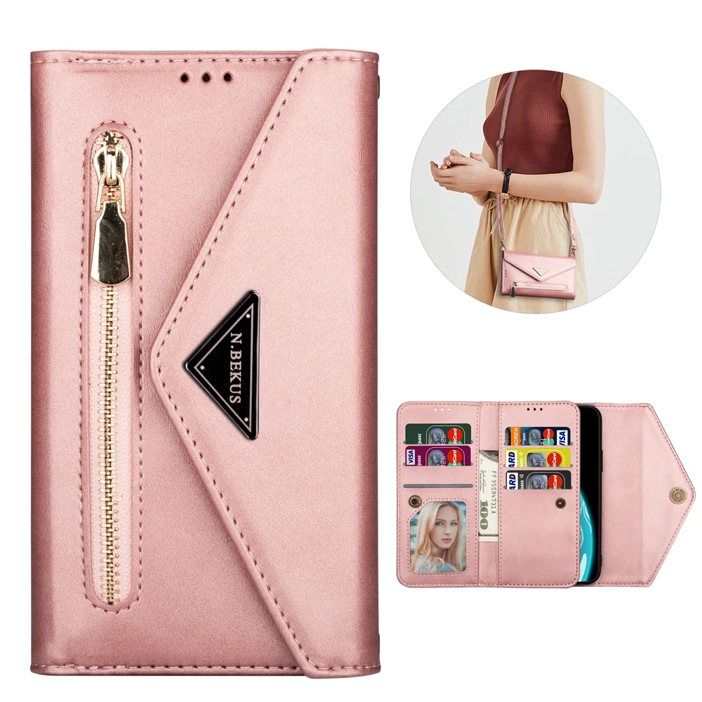 

Multi Card Slots Wallet Case For Samsung Galaxy A82 A20 A30 A40 A50 A70 A13 A14 A15 A21 A41 A51 A71 A52 A55 Handbag Leather Case