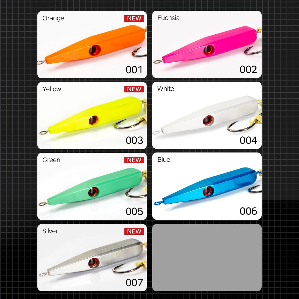 Hunthouse Pencil Lure 100mm/45g GT Lure Artificial Jackbait Sinking For Trolling Fishing Hard Bait For Bass Bluefish Tuna Tackle