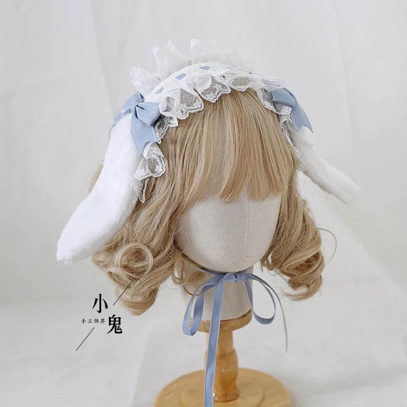 Multicolor Rabbit Ears Hair Band Hair Tie Lolita Headwear Ear Hairpin Lolita Hair Accessories Alice Accessories Gadget