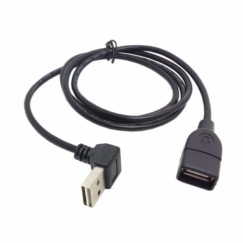 

USB 2.0 Male to Female Extension Cable USB male connector Reversible Design Up and Down Angled 90 Degree Converter