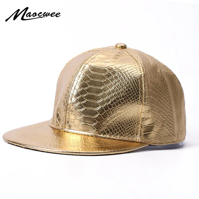 Autumn Spring Baseball Cap For Woman And Men Golden Silver Metallic Luster Solid Color Caps Unisex Hip Hop Baggy Slouch Dad Hats