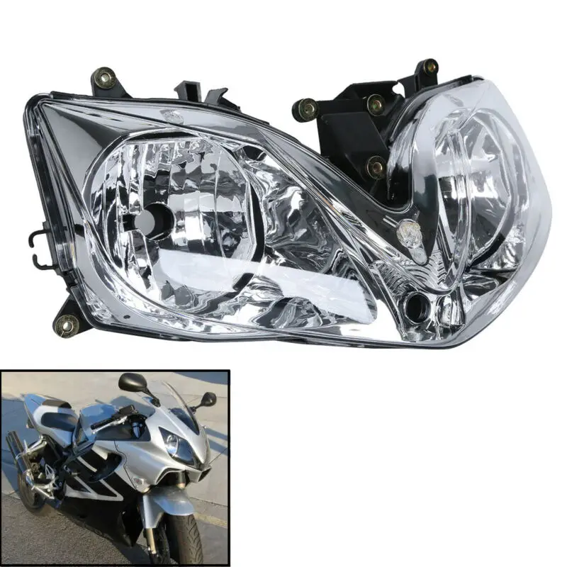 

Motorcycle Clear Front Headlight Light Head Lamp Assembly For Honda CBR600 F4i 2001-2007 03 04 05 06