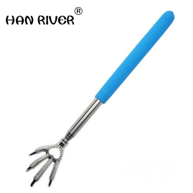 

HANRIVER Portable massager flexible telescopic stainless steel mini multi-function body scratch