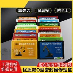 Free Shipping Excavator Kobelco Doosan, Sany Kato Daewoo Hitachi Sumitomo Special O-ring repair box, sealing ring