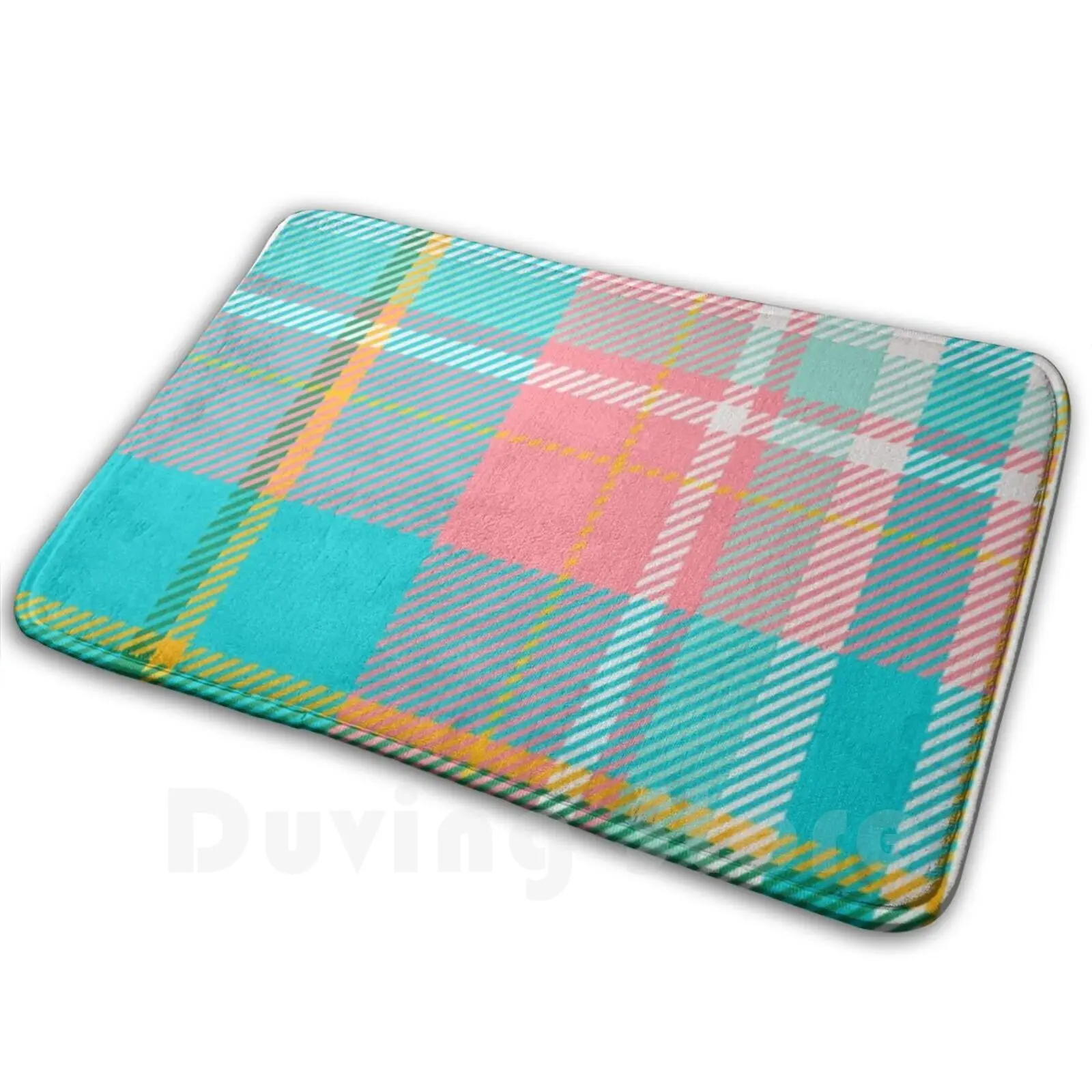 Tartan Scotland Carpet Mat Rug Cushion Soft Tartan Scottish Outlander Black Scotland Clan Red Sassenach Scot Scots