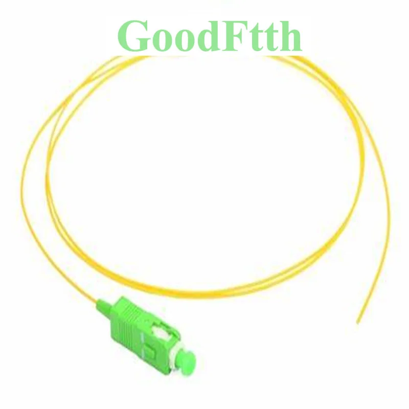 Fiber Optic Pigtail SC/APC SM Simplex 0.9mm GoodFtth 0.5-3m 100pcs/Lot