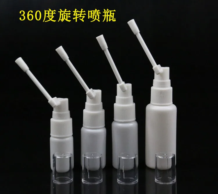 30 peças 10m15ml 20ml 30ml 50ml garrafas de rinite médica garrafa de spray de elefante de plástico garrafa de spray direto rotativa de 360 graus