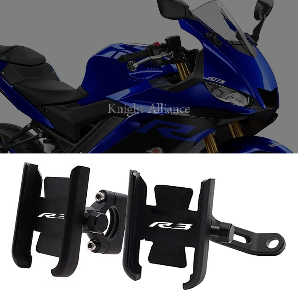 For YAMAHA YZF-R3 YZF R3 YZFR3 2015 2016 2017 2018 2019 2020 Motorcycle Handlebar GPS Universal Phone Holder Navigation Bracket