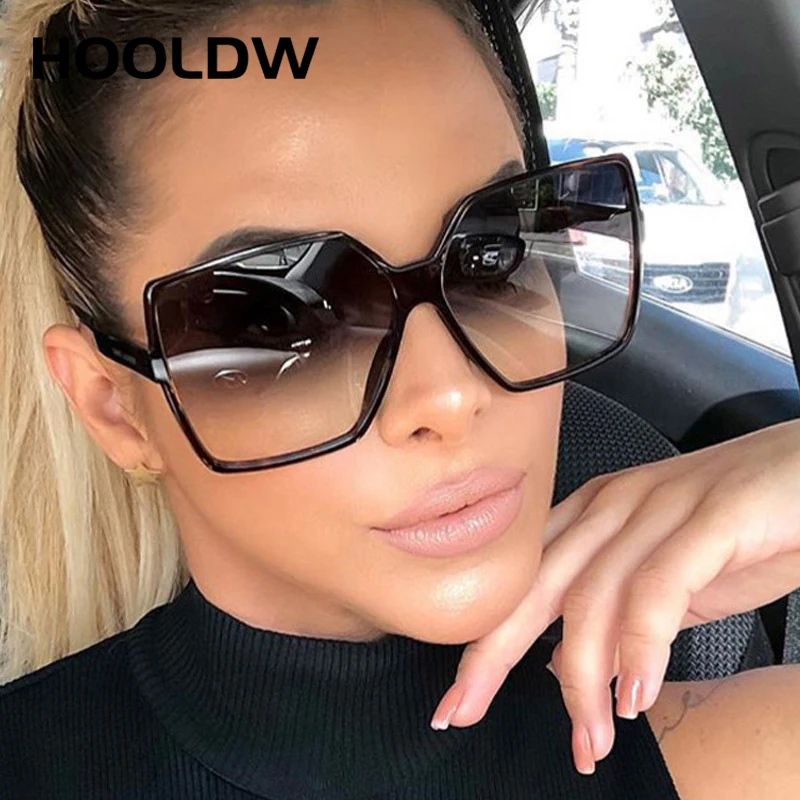 

Vintage Oversize Square Sunglasses Women Luxury Brand Designer Big Frame Sun Glasses Fashion Female Eyewear UV400 Oculos De Sol