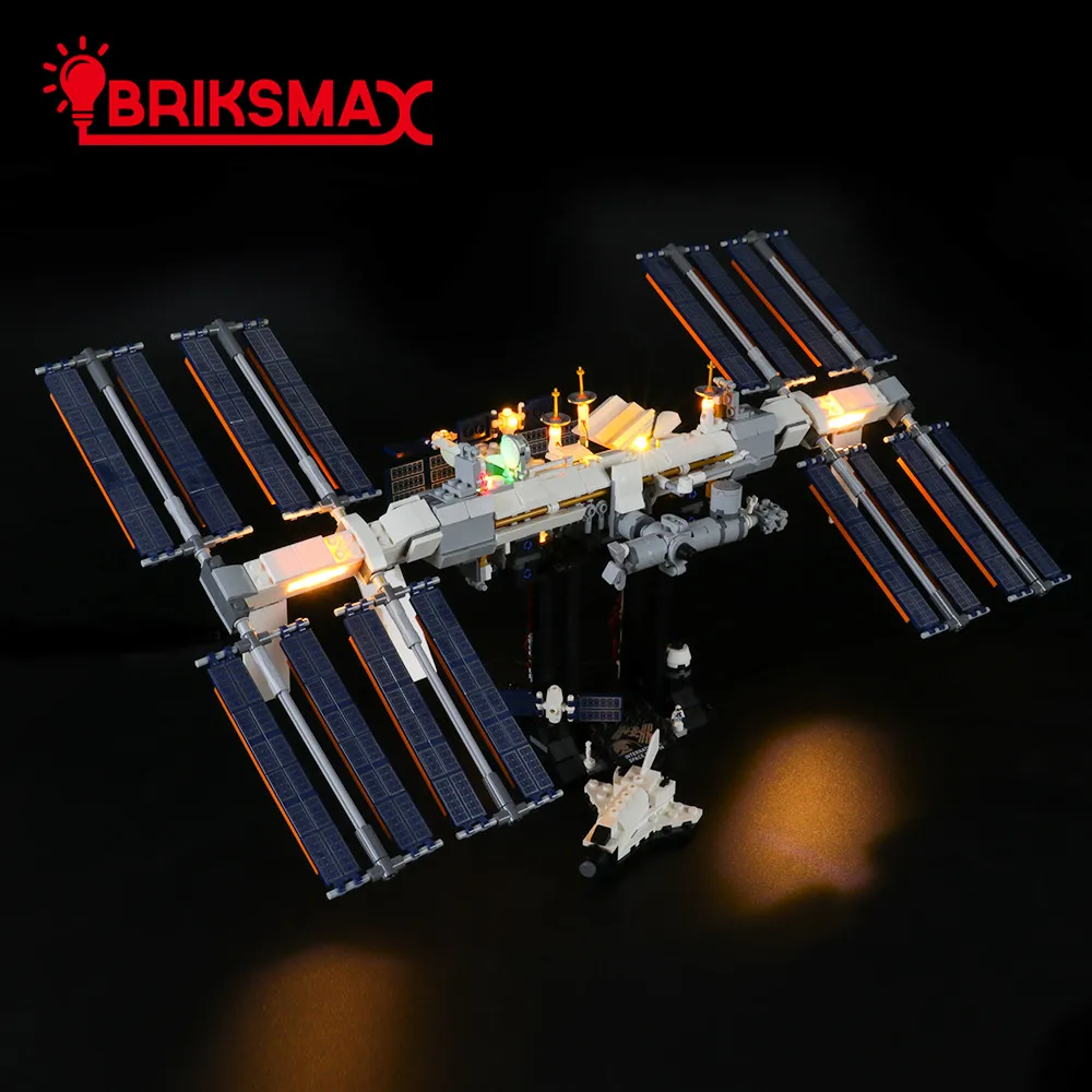 BriksMax Led Light Kit for 21321 International Space Station Building Blocks Set (NOT Include the Model) Toys for Children