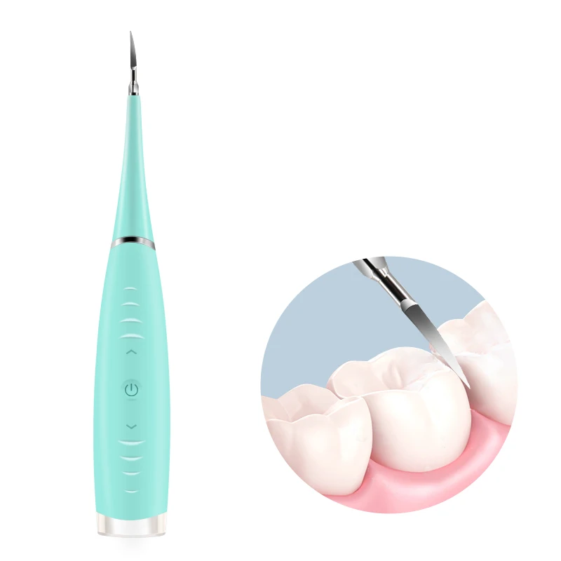 Electric Ultrasonic Sonic Teeth Scaler Tooth Calculus Remover Cleaner Tooth Stains Tartar Tool Whiten Teeth Tartar Remove