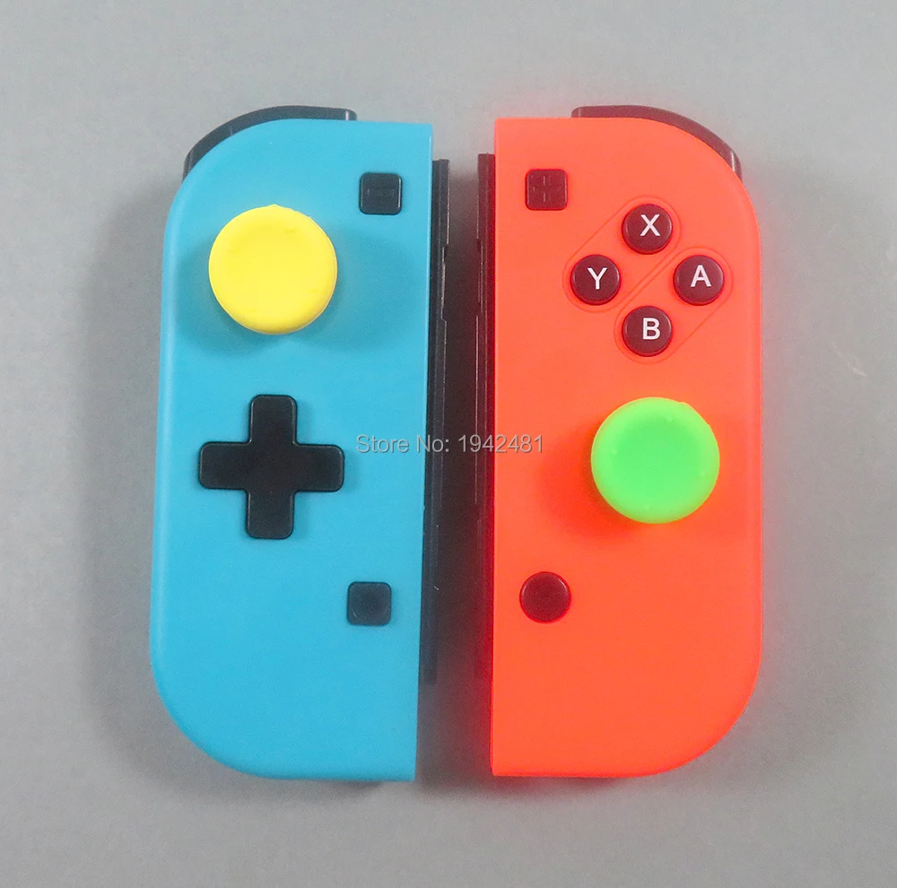 6 قطعة سيليكون مكافحة زلة تعزيز قبضة غطاء الجلد ل نينتندو سويتش لايت NS Joy Con تحكم JoyCon غمبد Thumbstick