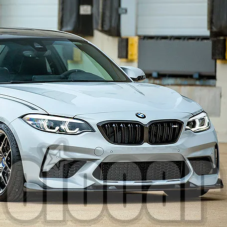 3D Style Carbon Front Lip Spoilers for BMW F87 M2 Competition M2C